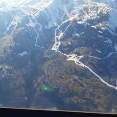 Flugwegposition um 15:40:40: Aufgenommen in der Nähe von Gemeinde Ried im Oberinntal, Österreich in 3576 Meter